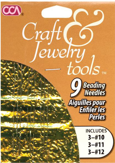 Craft and Jewelry Beading Needles 9/Pkg Cross Stitch Notions
