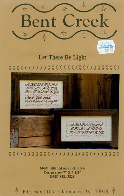 Let There Be Light Cross Stitch Leaflet