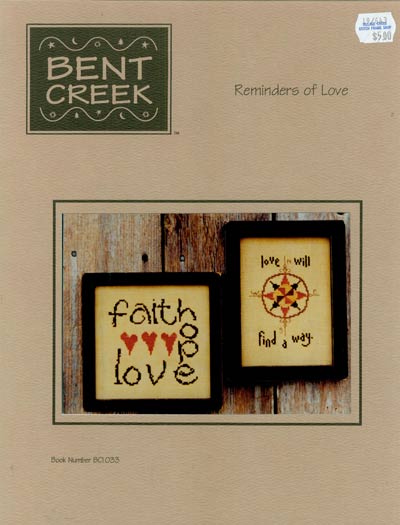 Reminders of Love Cross Stitch Leaflet