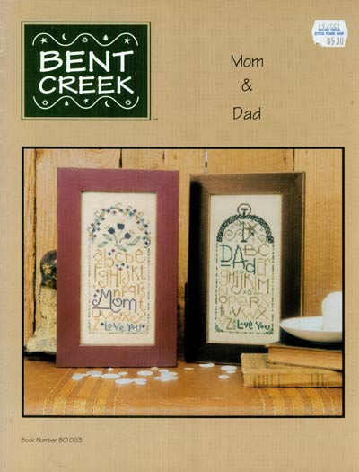 Mom and Dad Cross Stitch Leaflet