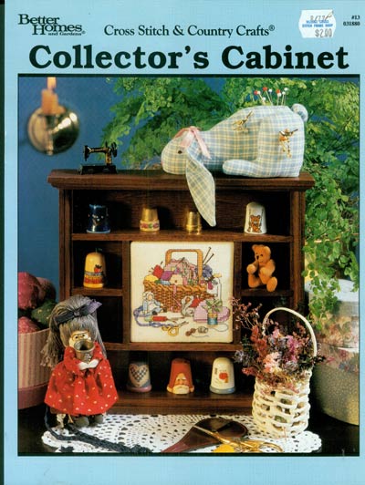 Collector's Cabinet Cross Stitch Leaflet