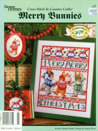 Merry Bunnies Cross Stitch Leaflet