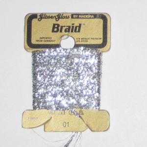Braid: 01 Silver Cross Stitch Thread