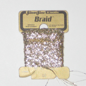 Braid: 02 Gold Cross Stitch Thread