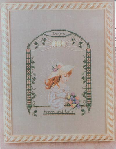 Summer Bride Cross Stitch Leaflet