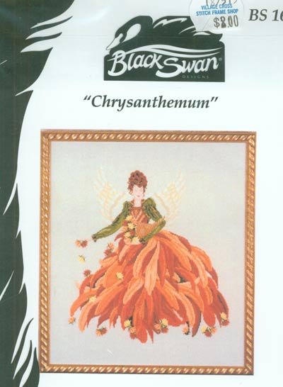 Chrysanthemum Cross Stitch Leaflet