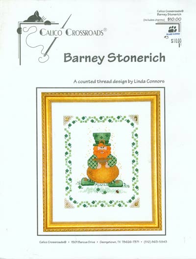 Barney Stonerich Cross Stitch Leaflet