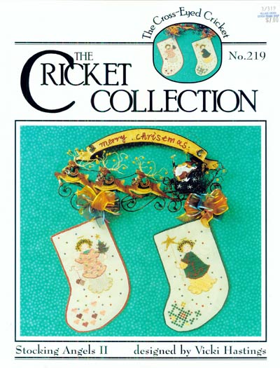 Stocking Angels II Cross Stitch Leaflet