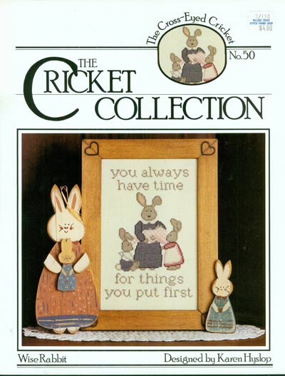 Wise Rabbit Cross Stitch Leaflet