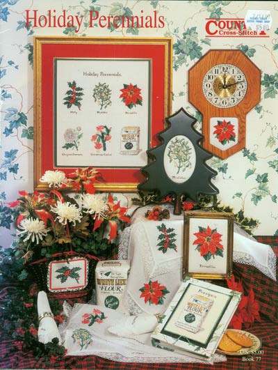 Holiday Perennials Cross Stitch Leaflet