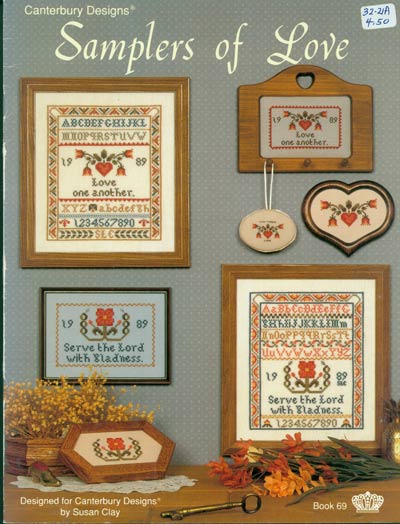 Samplers of Love Cross Stitch Leaflet
