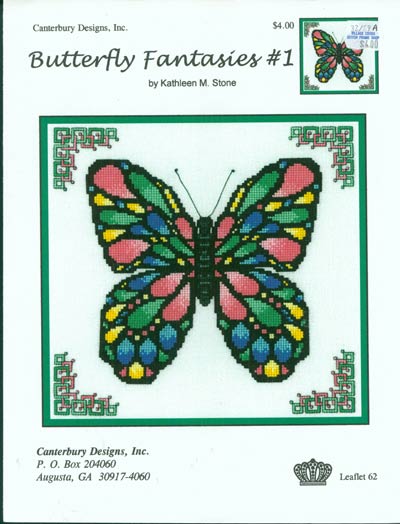 Butterfly Fantasies 1 Cross Stitch Leaflet