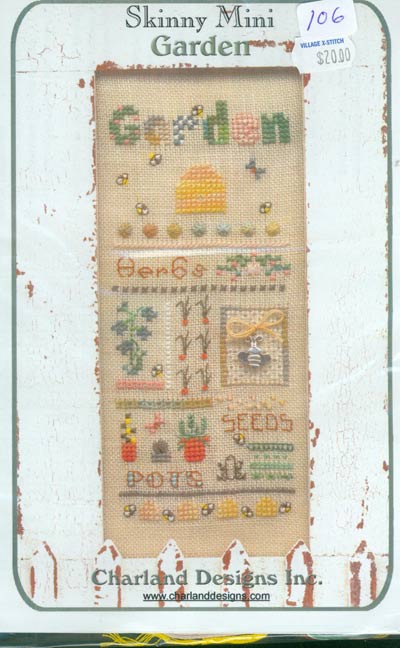 Skinny Mini - Garden Cross Stitch Leaflet