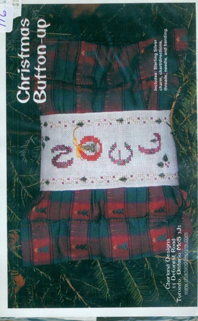 Christmas Button-up Cross Stitch Leaflet