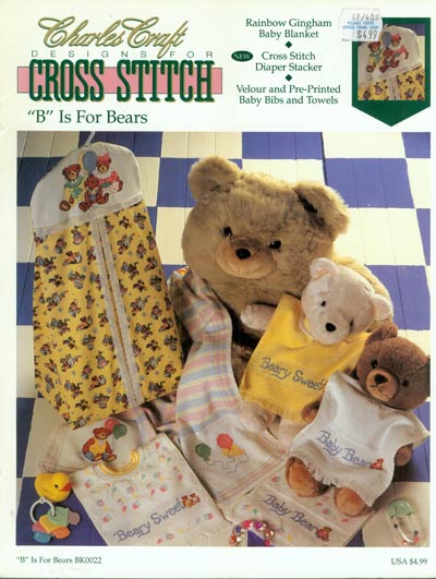 B Is For Bears Cross Stitch Leaflet
