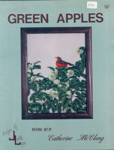 Green Apples Cross Stitch Leaflet