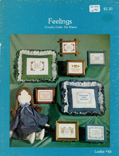 Feelings Cross Stitch Leaflet