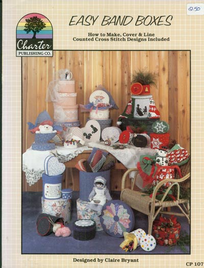 Easy Band Boxes Cross Stitch Leaflet