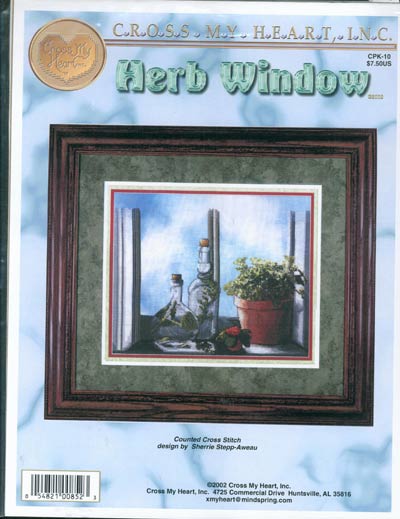 Herb Window Cross Stitch Leaflet