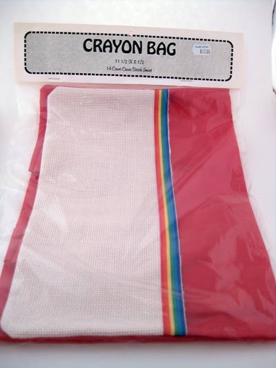 Crayon Bag Cross Stitch Bag