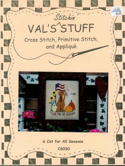 A Cat for All Seasons Cross Stitch Leaflet