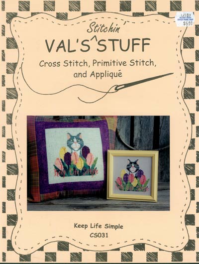 Keep Life Simple Cross Stitch Leaflet