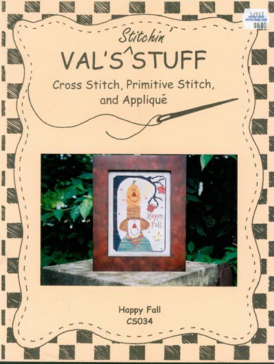 Happy Fall Cross Stitch Leaflet