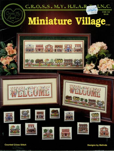 Miniature Village Cross Stitch Leaflet
