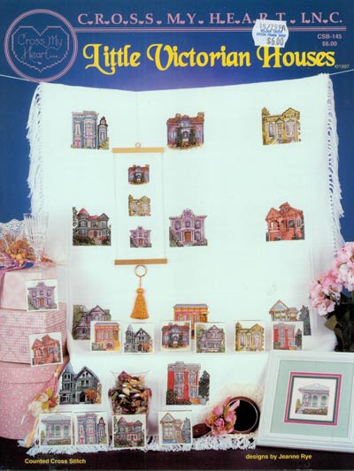 Little Victorian Houses Cross Stitch Leaflet