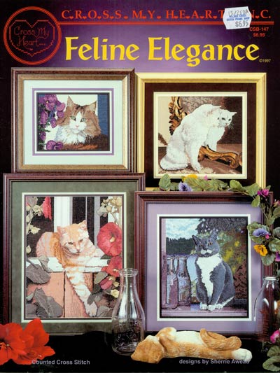Feline Elegance Cross Stitch Leaflet