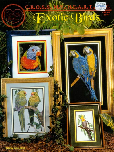 Exotic Birds Cross Stitch Leaflet
