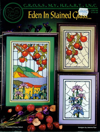 Eden In Stained Glass Cross Stitch Leaflet