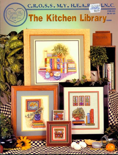 The Kitchen Library Cross Stitch Leaflet