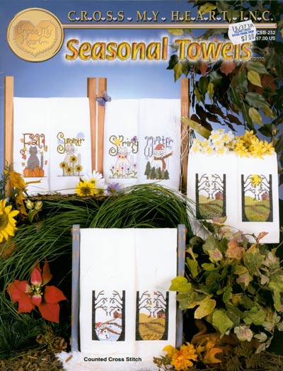 Seasonal Towels Cross Stitch Leaflet