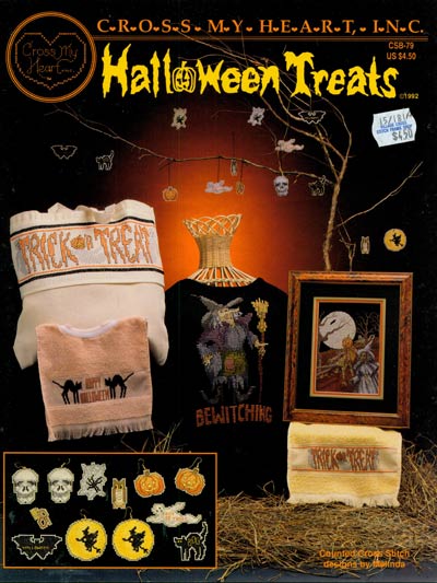 Halloween Treats Cross Stitch Leaflet