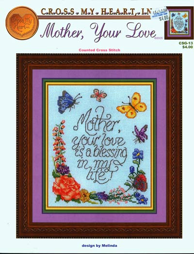 Mother, Your Love Cross Stitch Leaflet