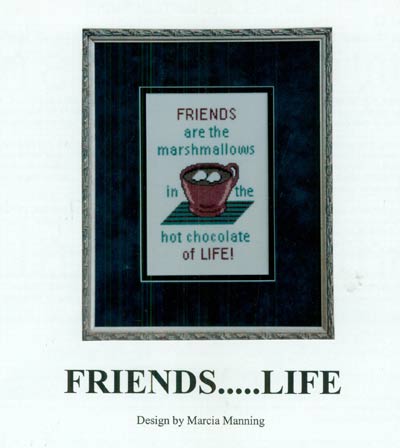 Friends Life Cross Stitch Leaflet