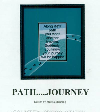 Path Journey Cross Stitch Leaflet