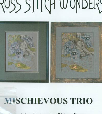 Mischievous Trio Cross Stitch Leaflet