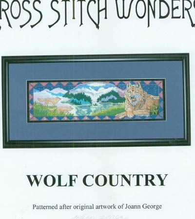 Wolf Country Cross Stitch Leaflet