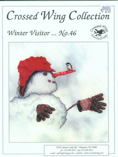 Winter Visitor Cross Stitch Leaflet