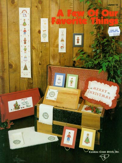 A Few Of Our Favorite Things Cross Stitch Leaflet