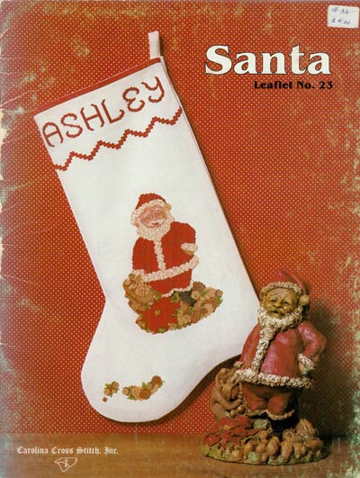 Santa Cross Stitch Leaflet