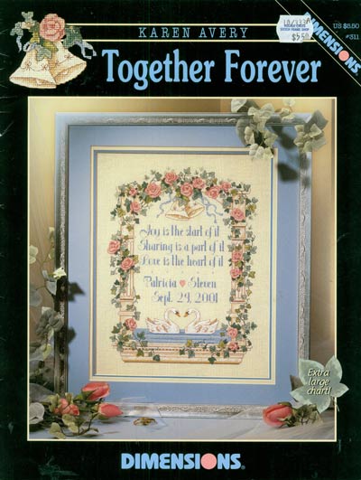 Together Forever Cross Stitch Leaflet