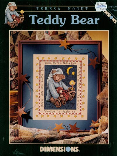 Teddy Bear Cross Stitch Leaflet