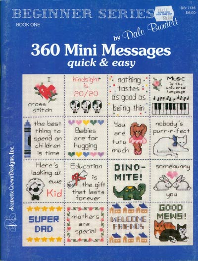 360 Mini Messages Cross Stitch Leaflet