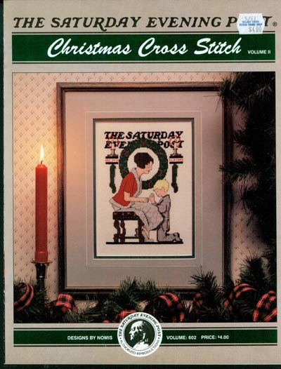 The Saturday Evening Post Christmas Cross Stitch Vol II Cross Stitch Leaflet