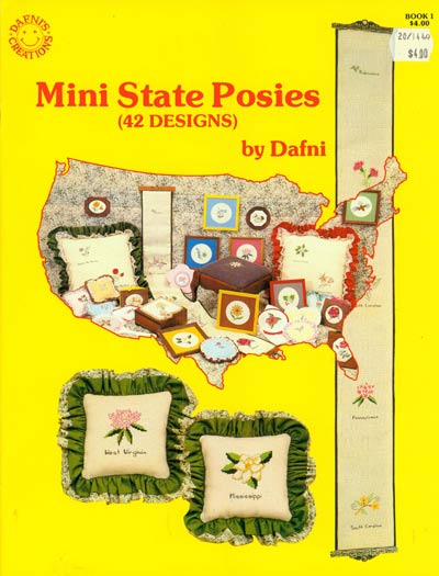 Mini State Posies Cross Stitch Leaflet
