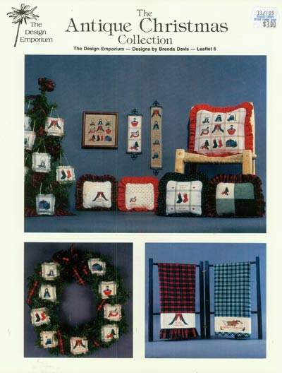 The Antique Christmas Collection Cross Stitch Leaflet