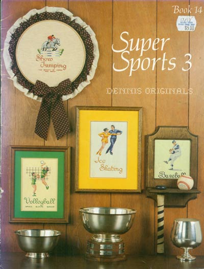 Super Sports 3 Cross Stitch Leaflet